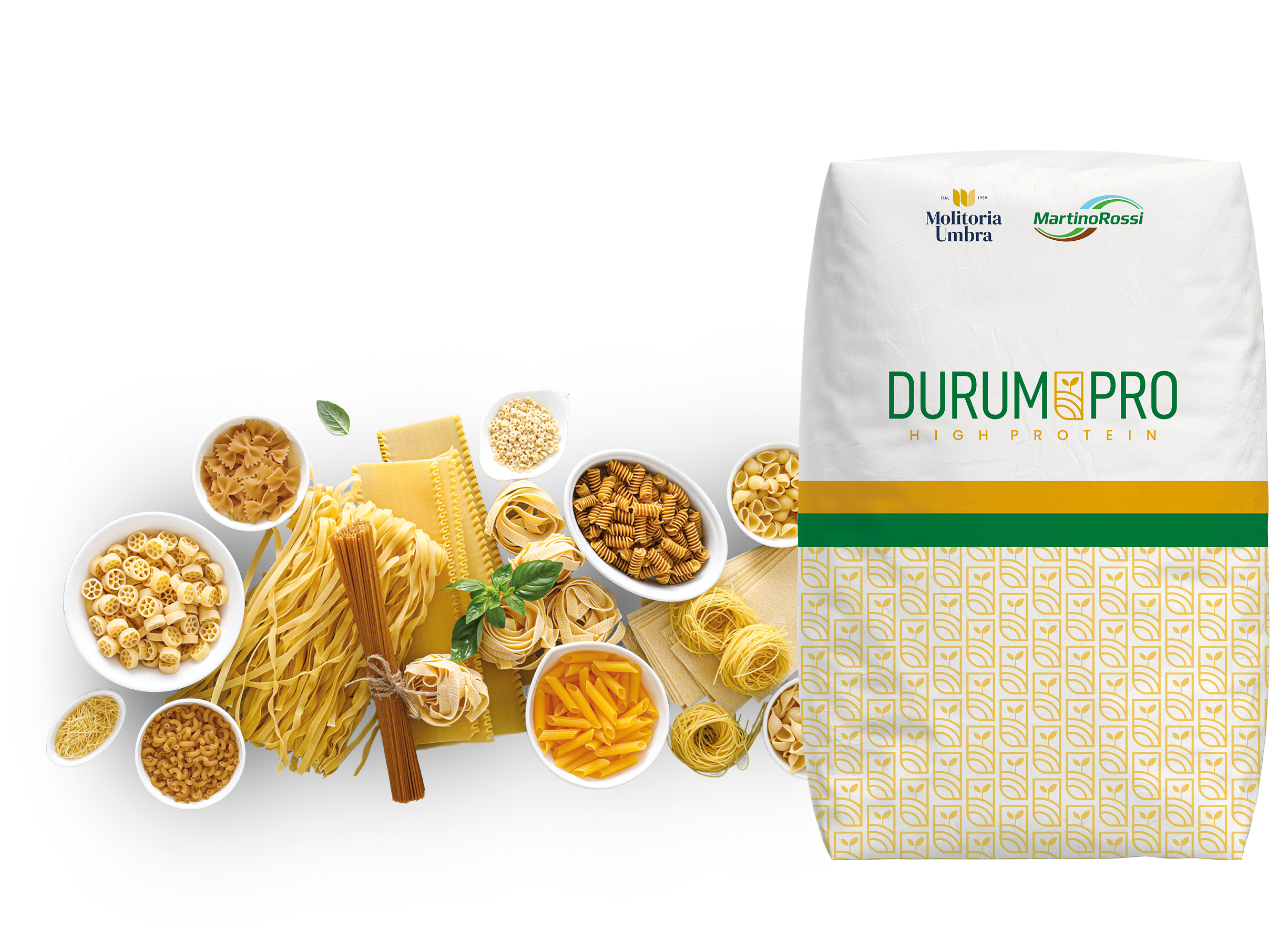 Confezione Durum Pro e assortimento di pasta